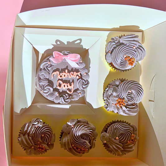Mother's Day Bento Box (Mini cake & 5 cupcakes)
